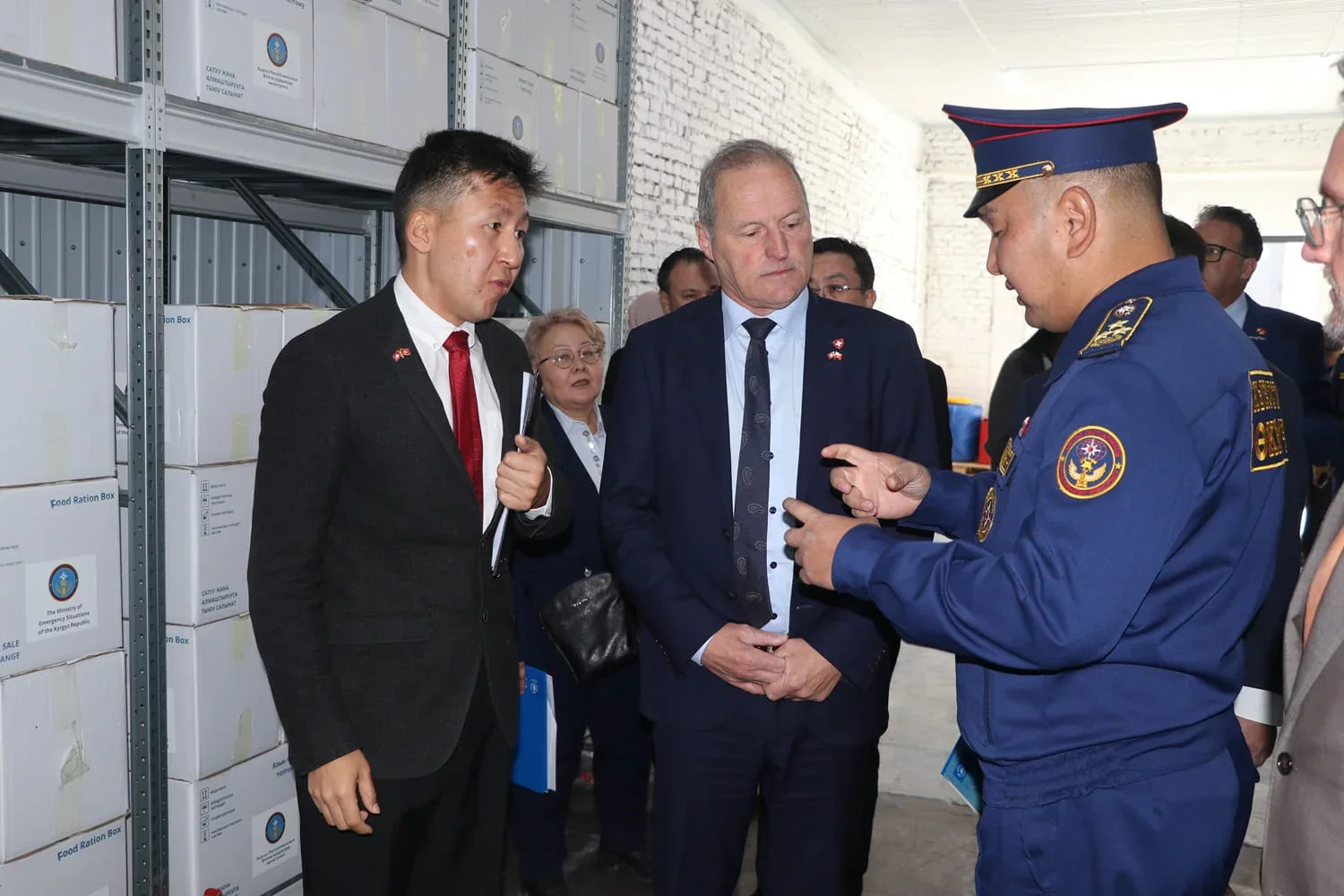 Switzerland and UN WFP provide Kyrgyzstan’s MES with 5,000 food kits