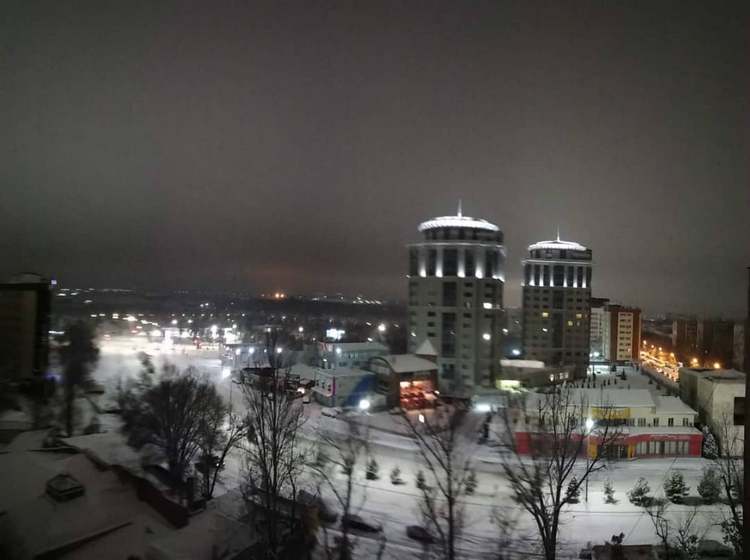Сони Айдарбаевой. Две башни с «летающими тарелками»