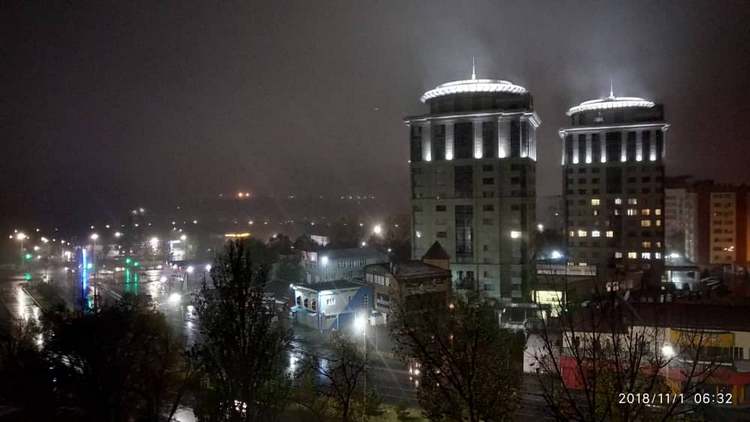 Сони Айдарбаевой. Две башни с «летающими тарелками»