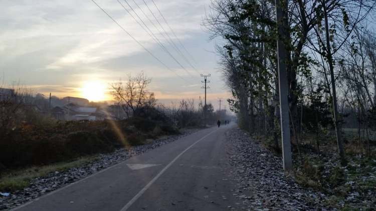 Курсантбека Нурмаматова. Утро в Оше, ноябрь