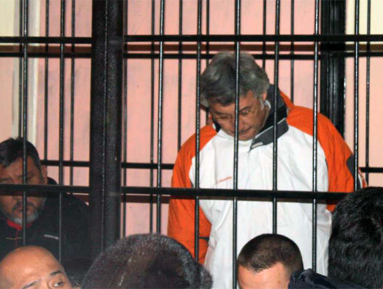 Мурат Суталинов на судебном процессе по событиям 7 апреля 2010 года
