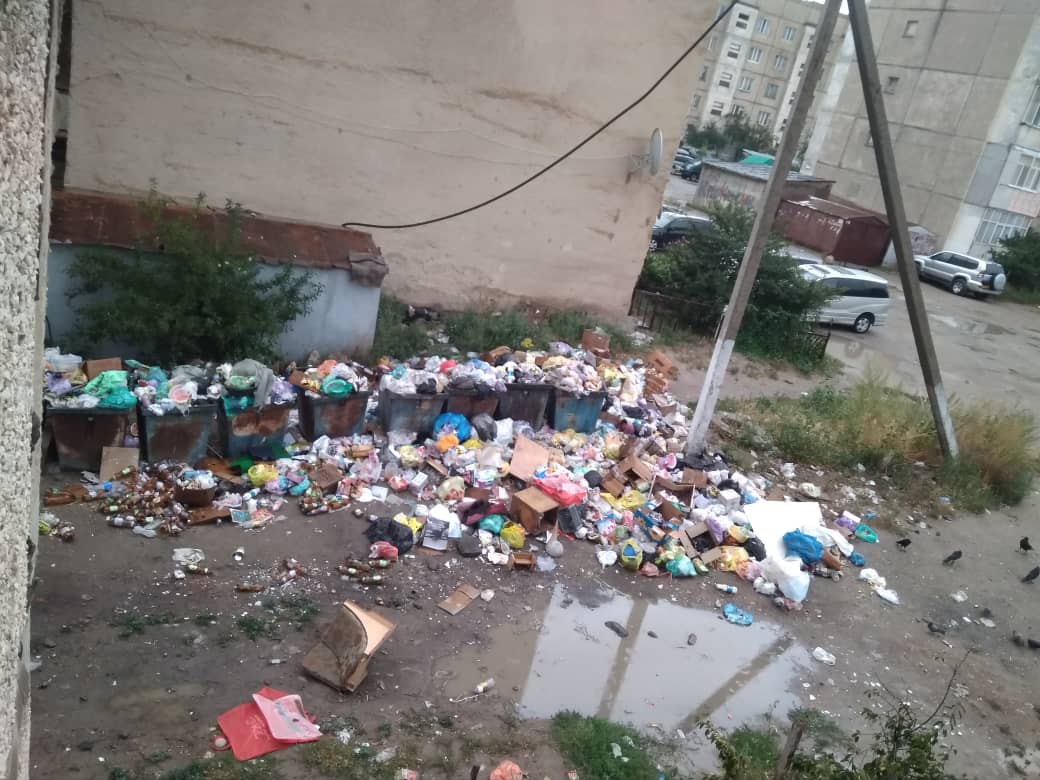Свалка в Караколе