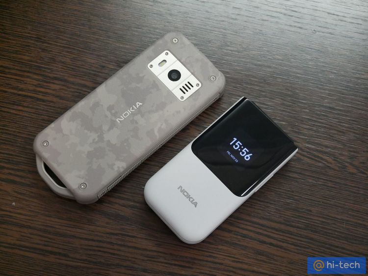 @hi-tech. Nokia 800 Tough в сравнении с новой раскладушкой Nokia 2720 Flip