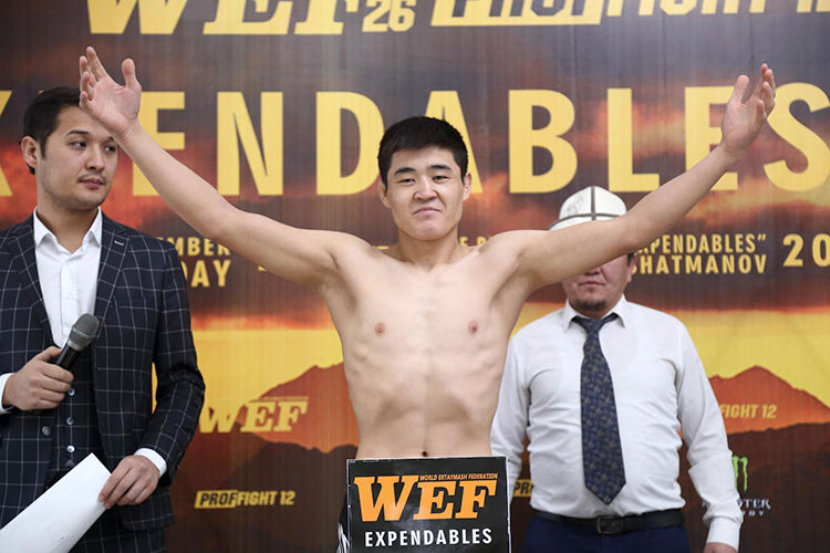 WEF. Боец ММА, чемпион мира по версии WEF Мырзамидин Пазылов