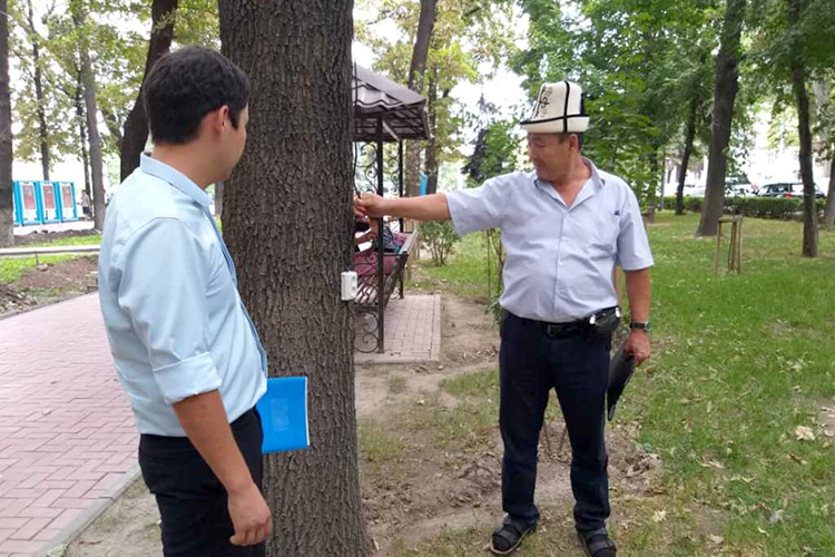 Очередной рейд на бульваре Эркиндик