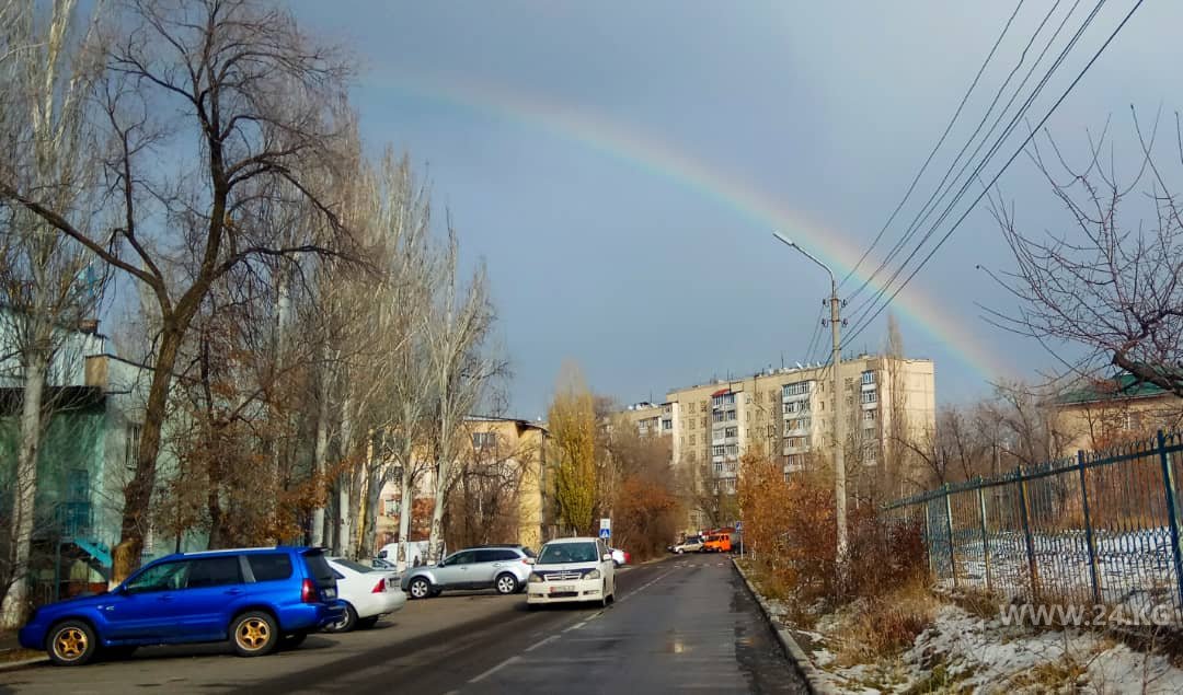 Радуга в декабре
