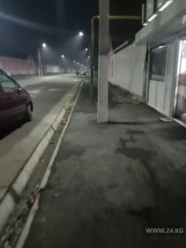 Тротуар в Оше