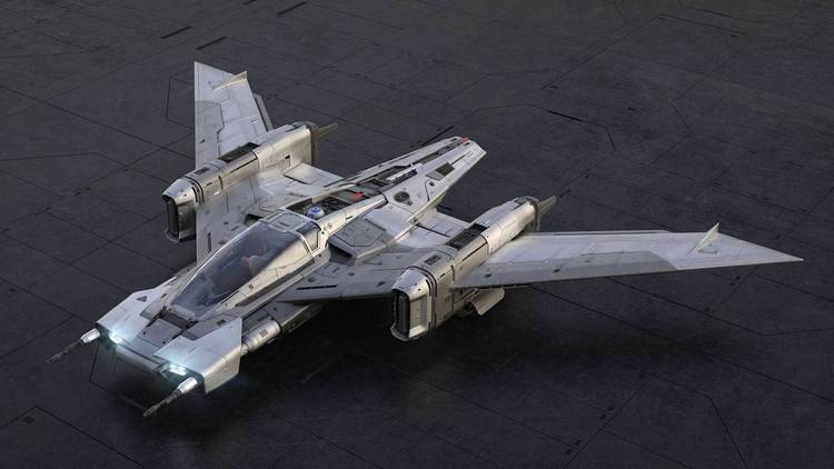 Космический корабль Porsche Tri-Wing S-91x Pegasus