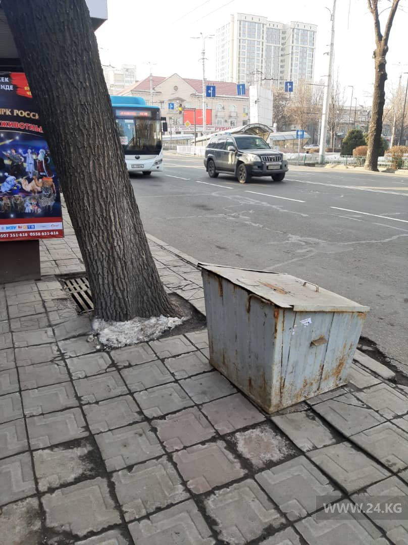 Ящик с песчано-соляной смесью