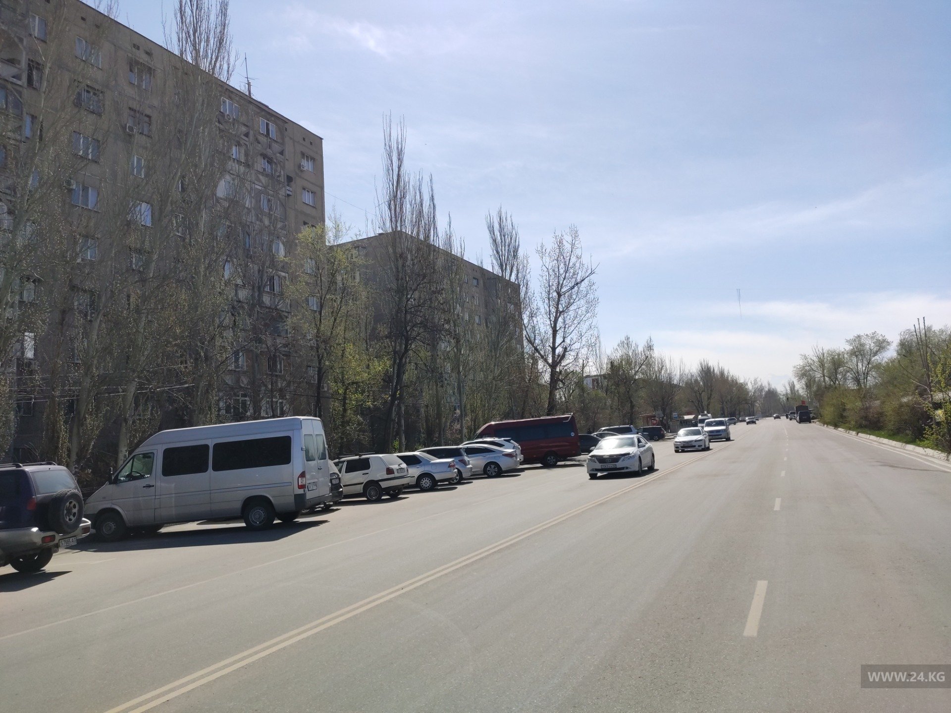 Бишкек на карантине. Улицы города пусты