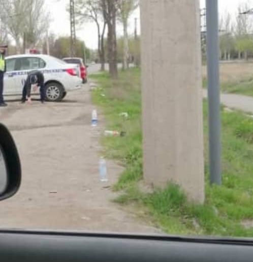 Блокпост в Бишкеке