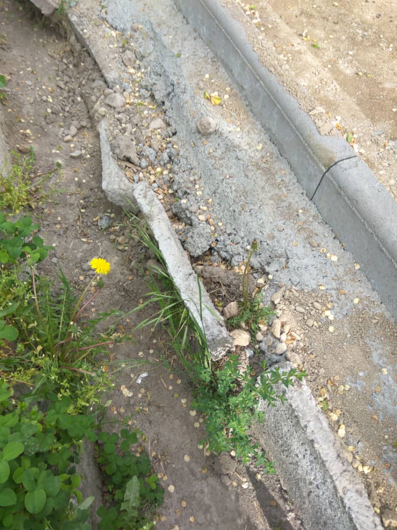 Тротуар на улице Московской