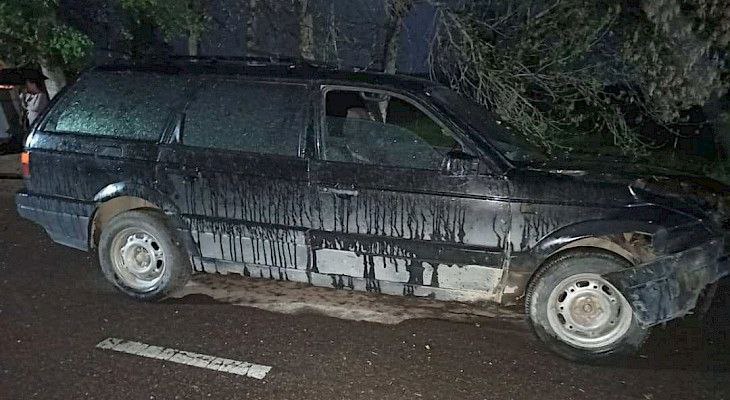 В селе Арашан водитель врезался в бетонное ограждение