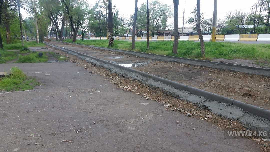 Реконструкция тротуара