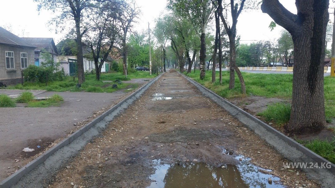 Реконструкция тротуара