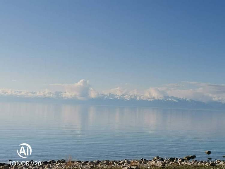 Южный берег Иссык-Куля, апрель