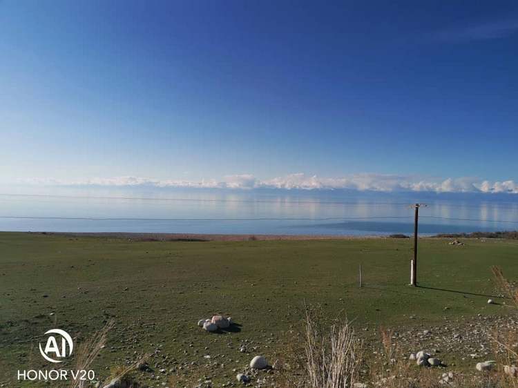 Южный берег Иссык-Куля, апрель