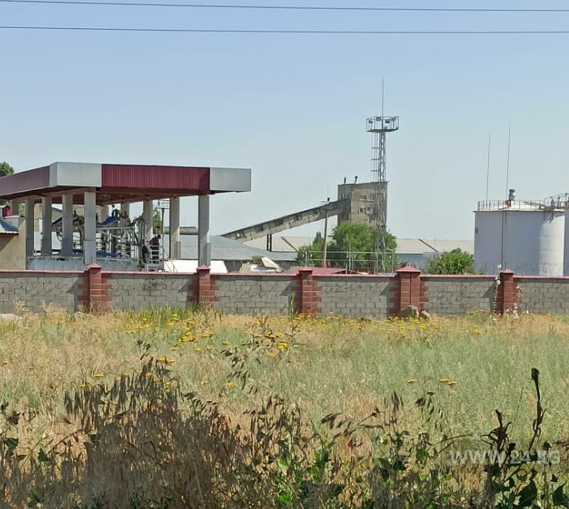 Нефтебаза в южной части Бишкека