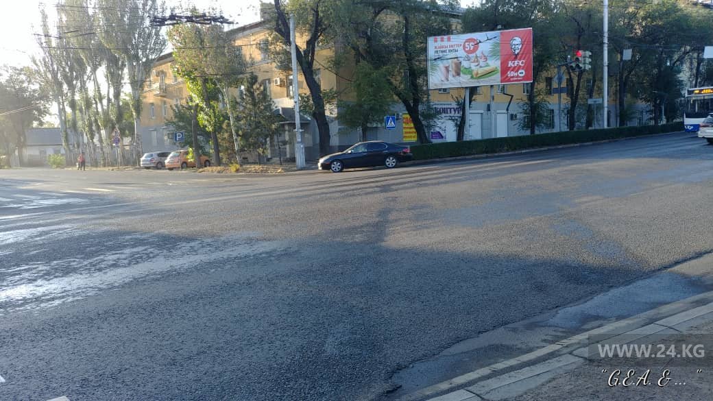 Перекресток улицы Горького и проспекта Чингиза Айтматова