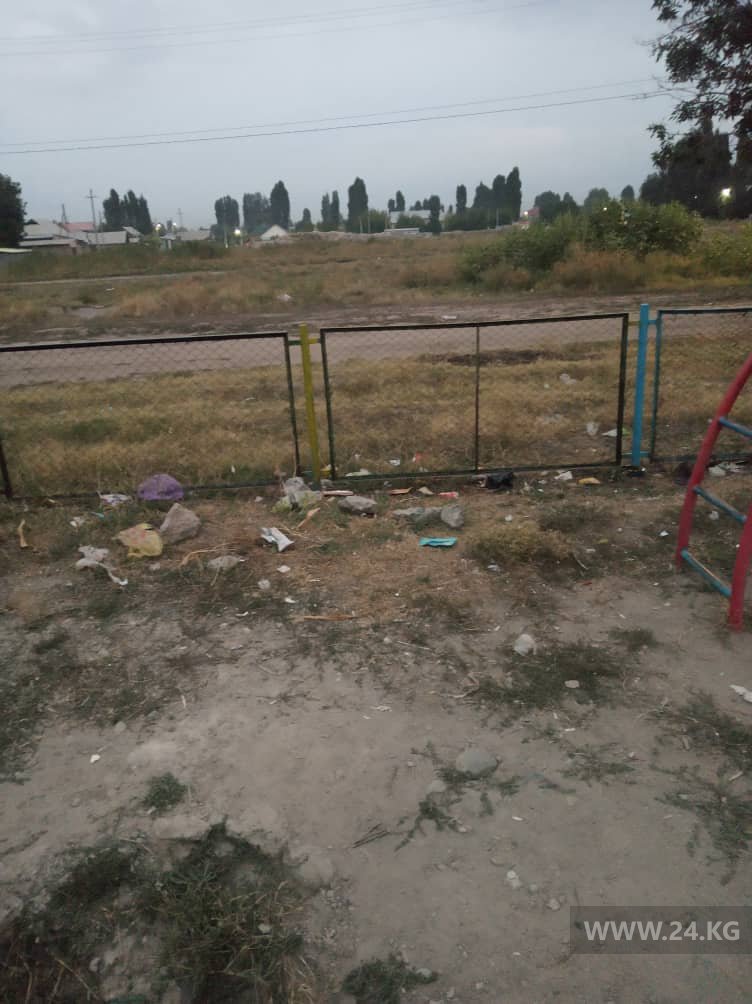 Детская площадка в жилмассиве «Ак-Босого»