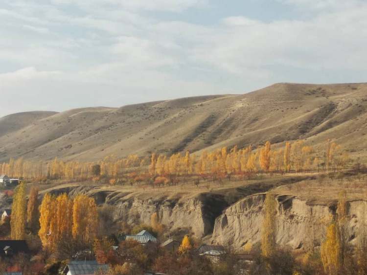 Окраина села Беш-Кунгей, осень 2019 года