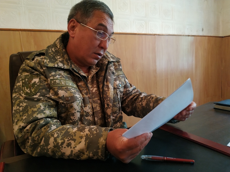 Полковник Нурлан Мукамбетов