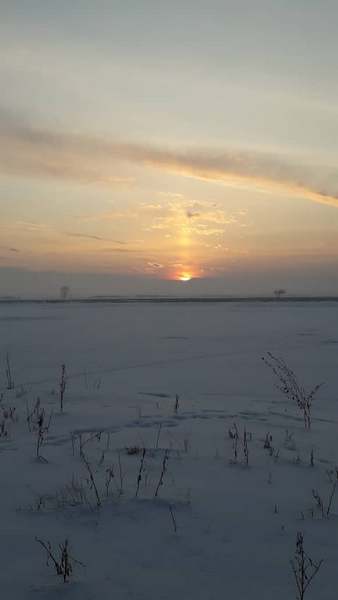 Закат над Ала-Арчинским водохранилищем