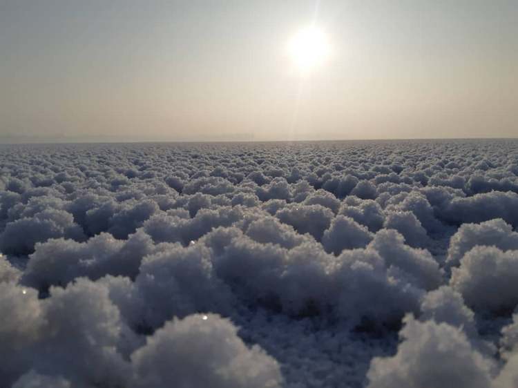 Рассвет на Ала-Арчинском водохранилище