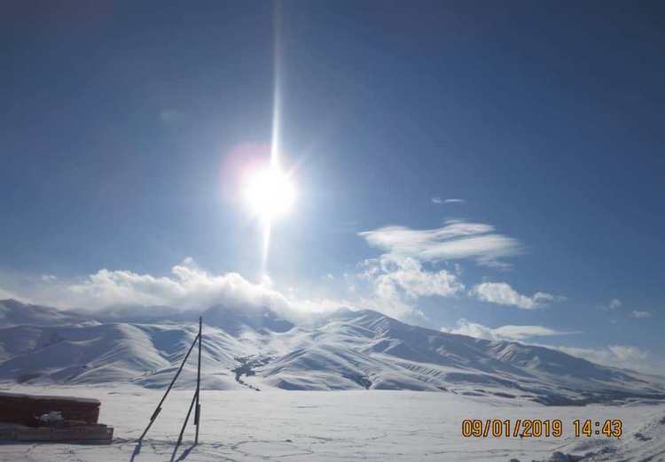 Зимняя дорога в горах, Сусамыр