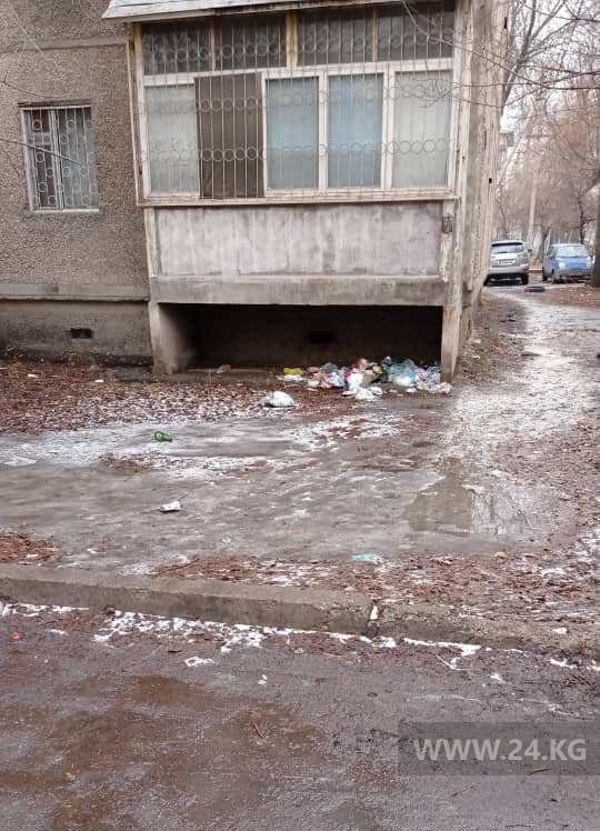 Мусор в Бишкеке