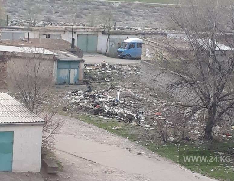 Мусор в Токмаке
