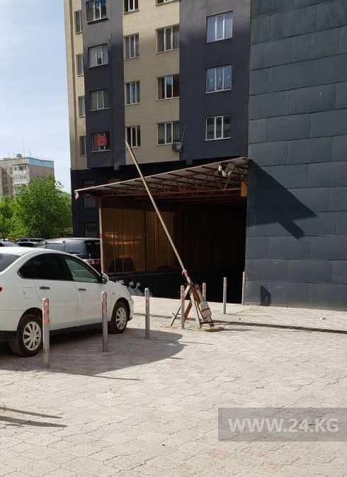 Шлагбаум в Бишкеке