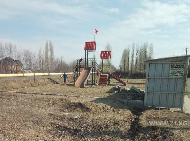 Детская площадка в жилмассиве «Ак-Босого»