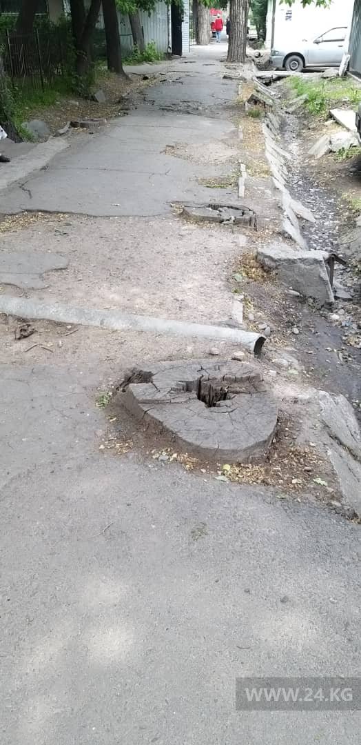 Тротуары в Бишкеке