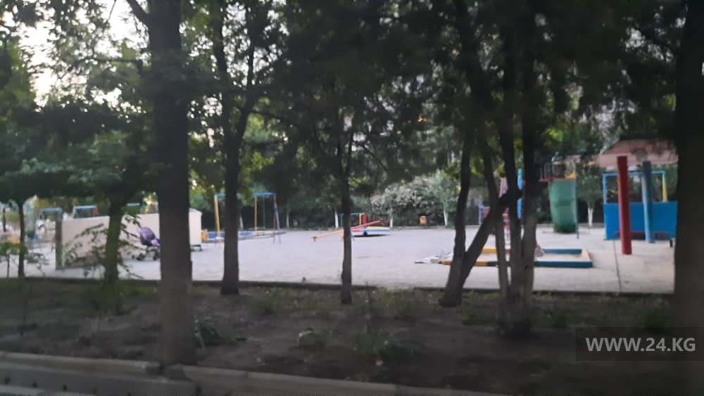 Детская площадка в Бишкеке