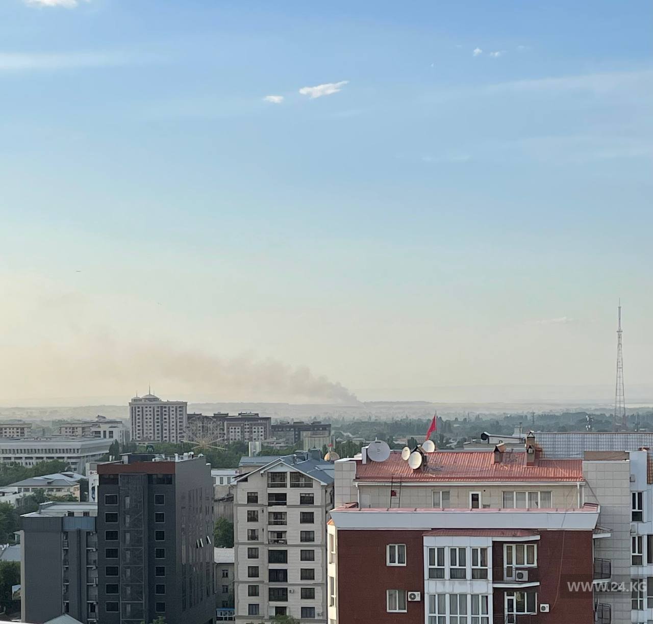 Городская свалка снова начала дымиться
