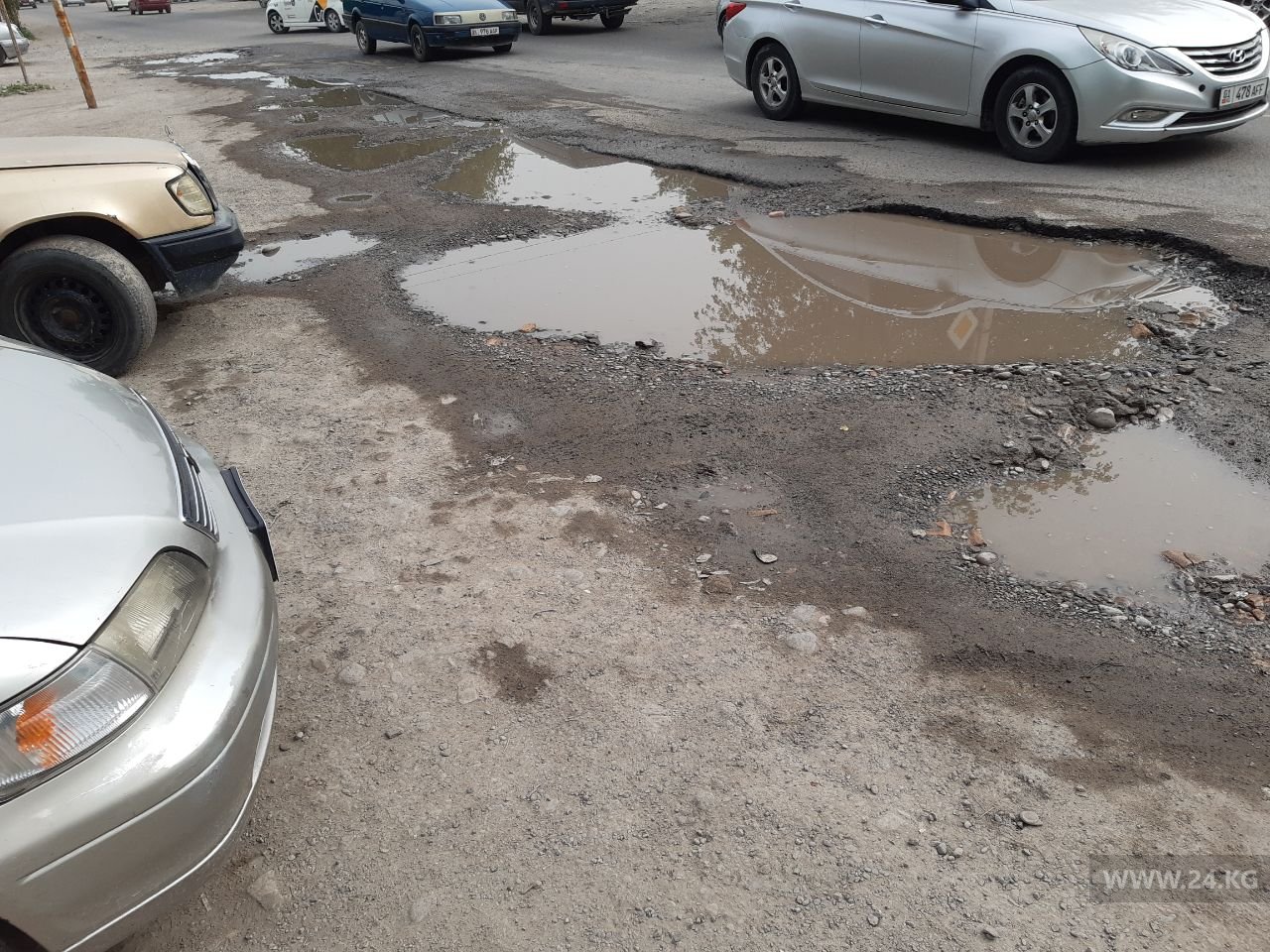 Протечка в селе Нижняя Ала-Арча