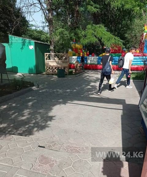 В одном из парков Бишкека