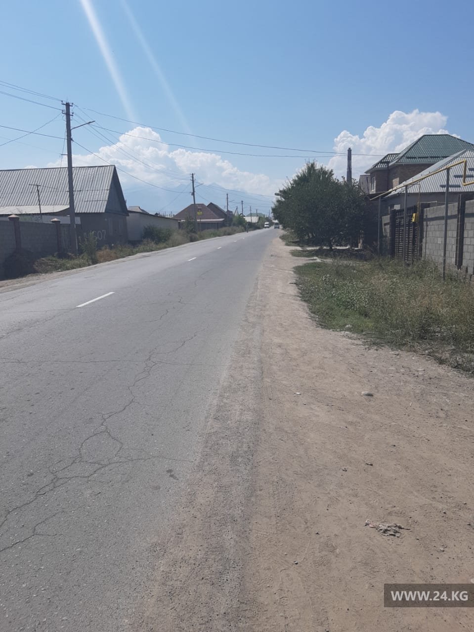 В жилмассиве «Ак-Ордо» нет тротуаров