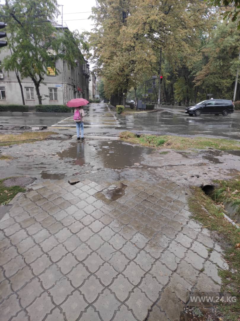 Тротуары в Бишкеке