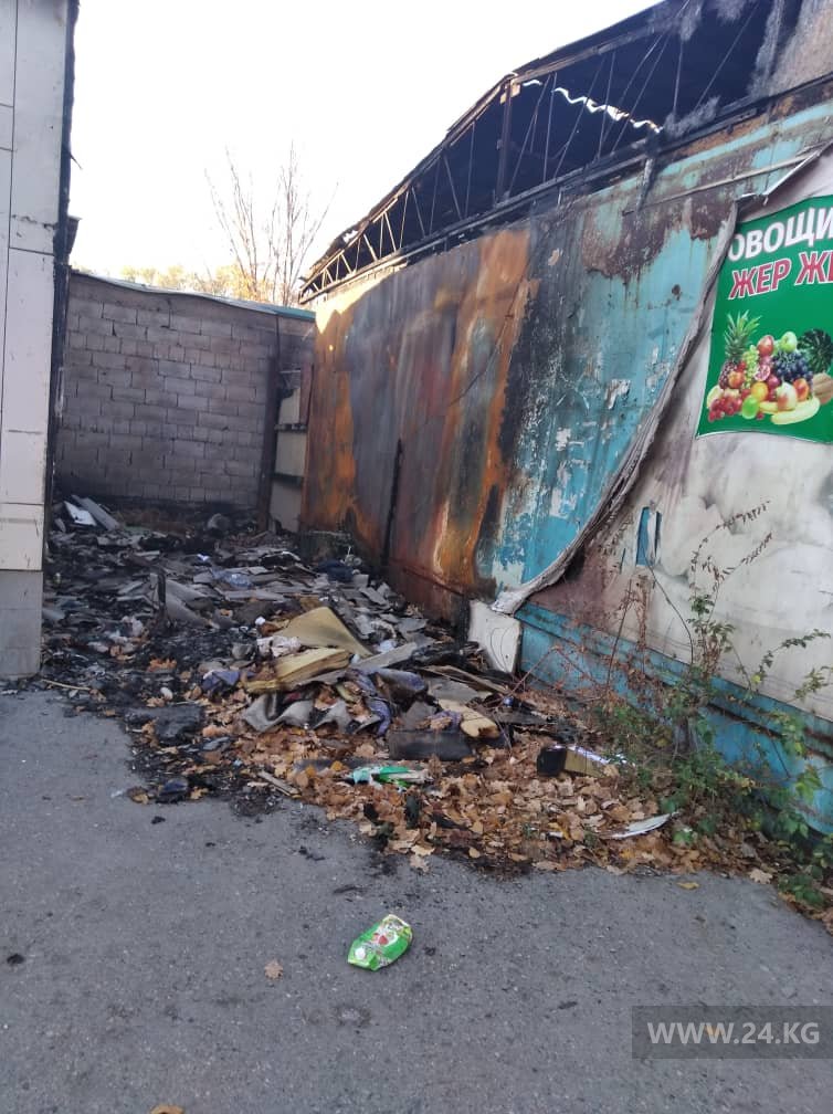 Мусор в районе «Пишпек»
