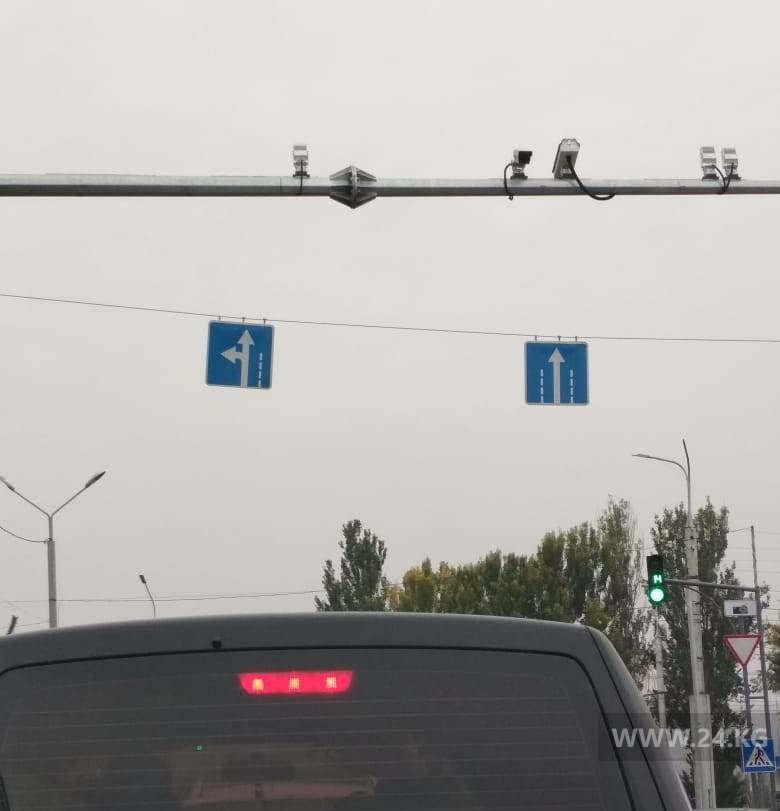 Дорожные знаки в Бишкеке