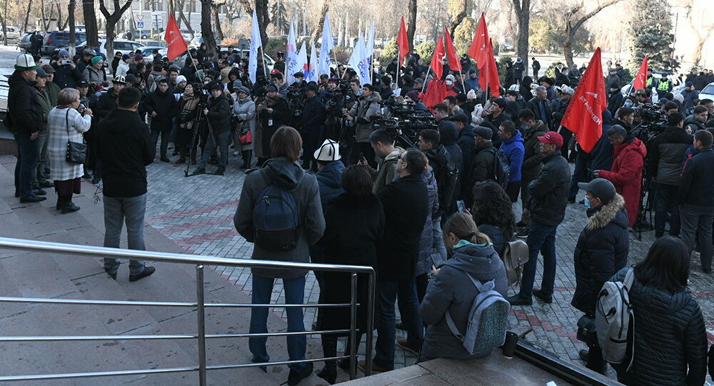 Митинг несогласных с итогами выборов у здания ЦИК, 29 ноября 2021 года