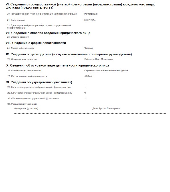 Регистрация «Альфа Девелопмент»