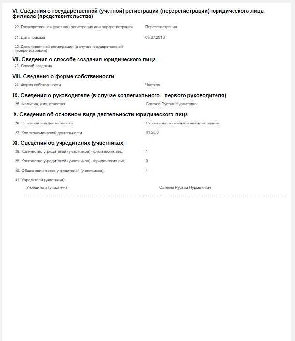 Регистрационные документы ОсОО «Эмеральд Компани»