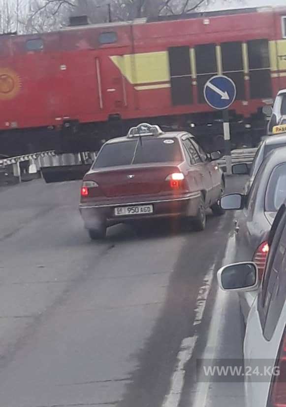 Нарушение ПДД в Бишкеке