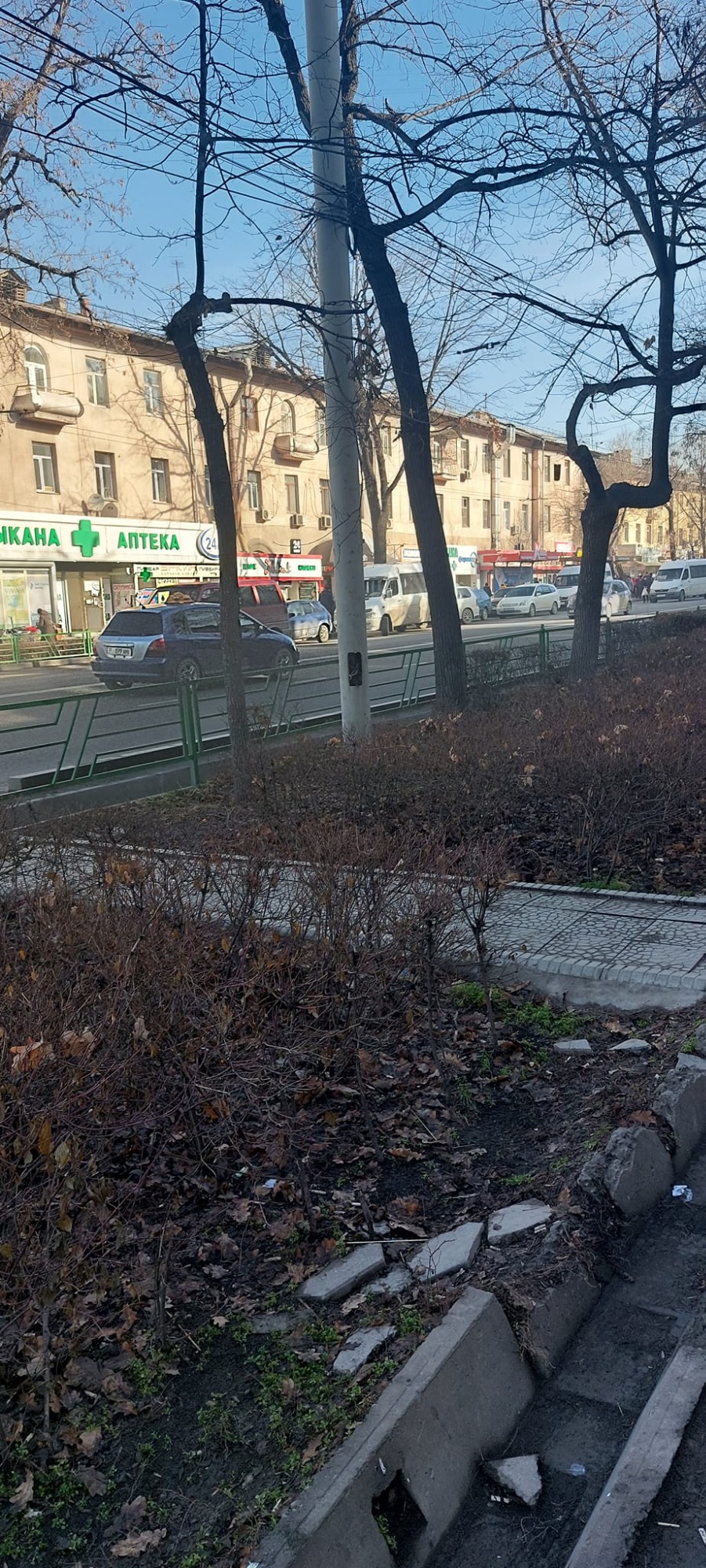 Тротуары в Бишкеке