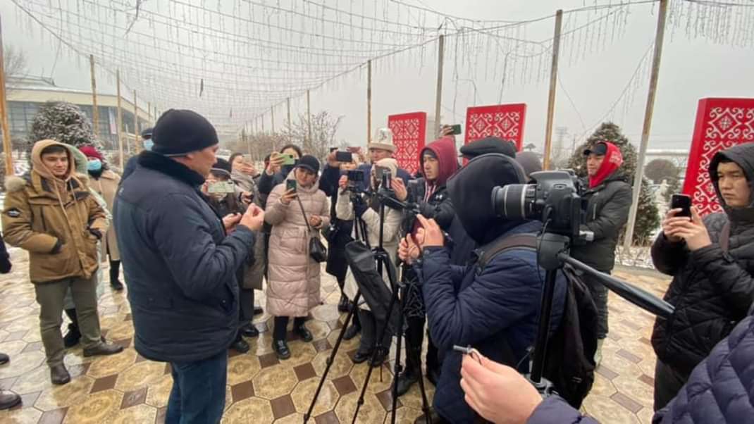 Митинг в Оше