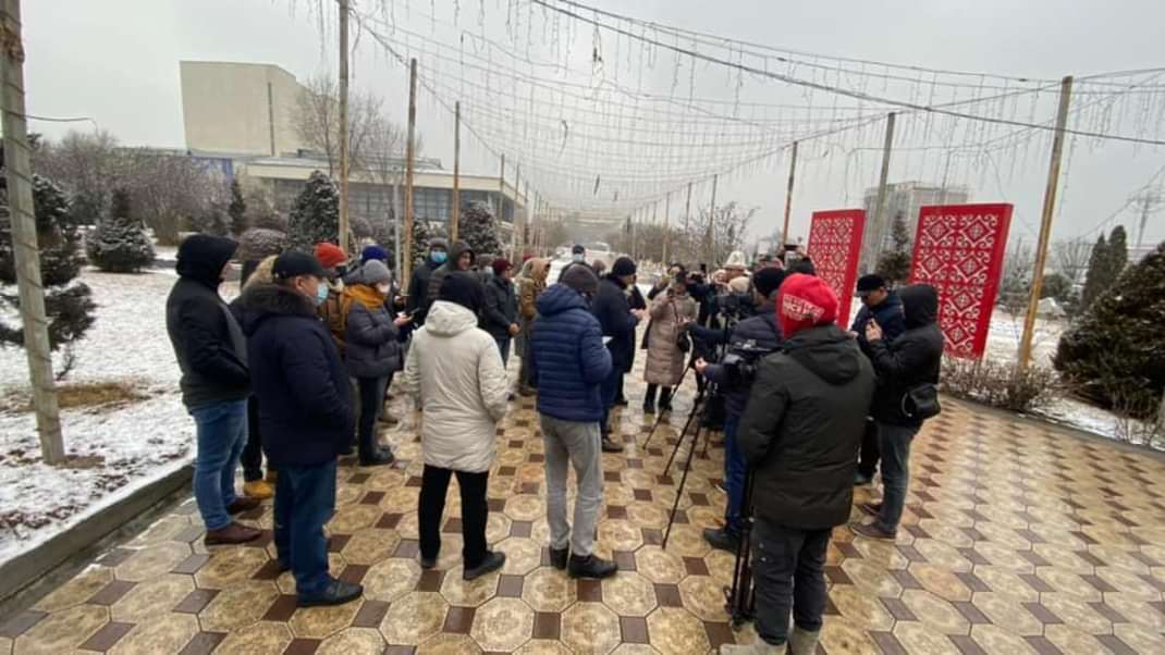 Митинг в Оше