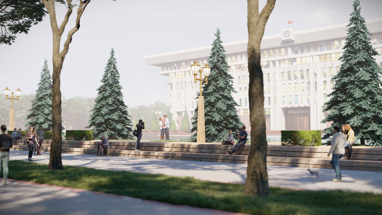 На месте забора могут появиться удобные скамейки